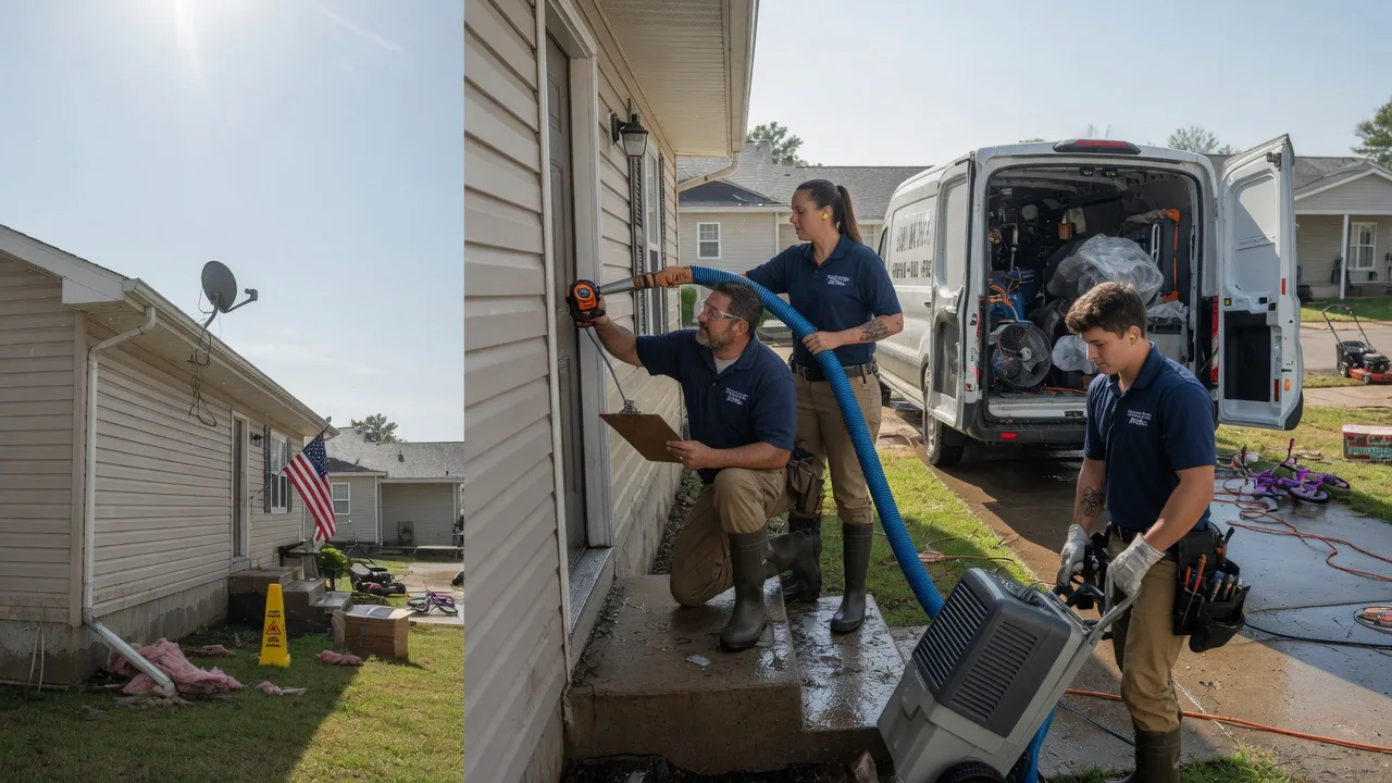 Ceiling Water Damage Restoration in Flint, TX near me